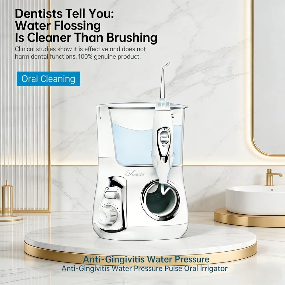 

10 Modes Electric Teeth Care Flosser 800ML 5 Nozzles Oral Irrigator Prevent Cavities