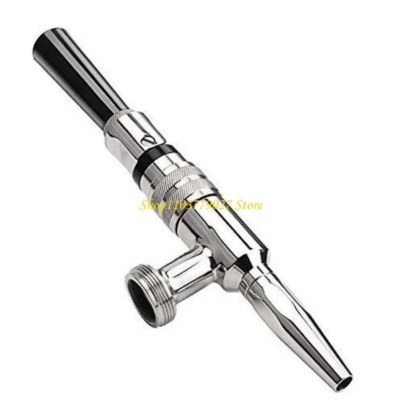 C4DF Corrosions Resistant Stout Beer Faucet Stainless Steel Nitrogen Coffee Tap Portable Coffee Dispenser Brewing Equipment