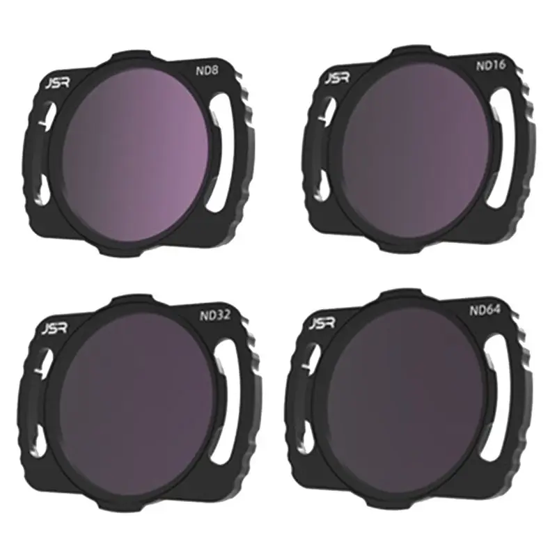 [T64C] Für DJI Avata O3 ND-Filter-Set ND8 ND16 ND32 ND64 Einstellbare Gimbal-Objektivfilter für Drohnenfotografie