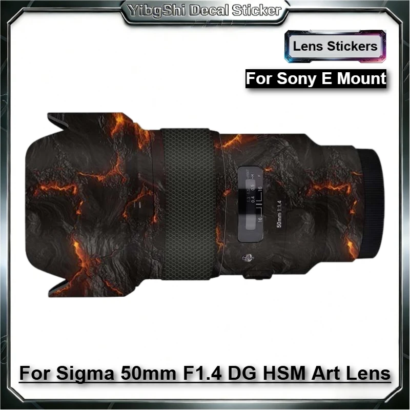 

Наклейка-защита для объектива Sigma 50mm F1.4 DG HSM Art для Sony E Mount, защитная пленка от царапин, наклейка-скин для корпуса объектива