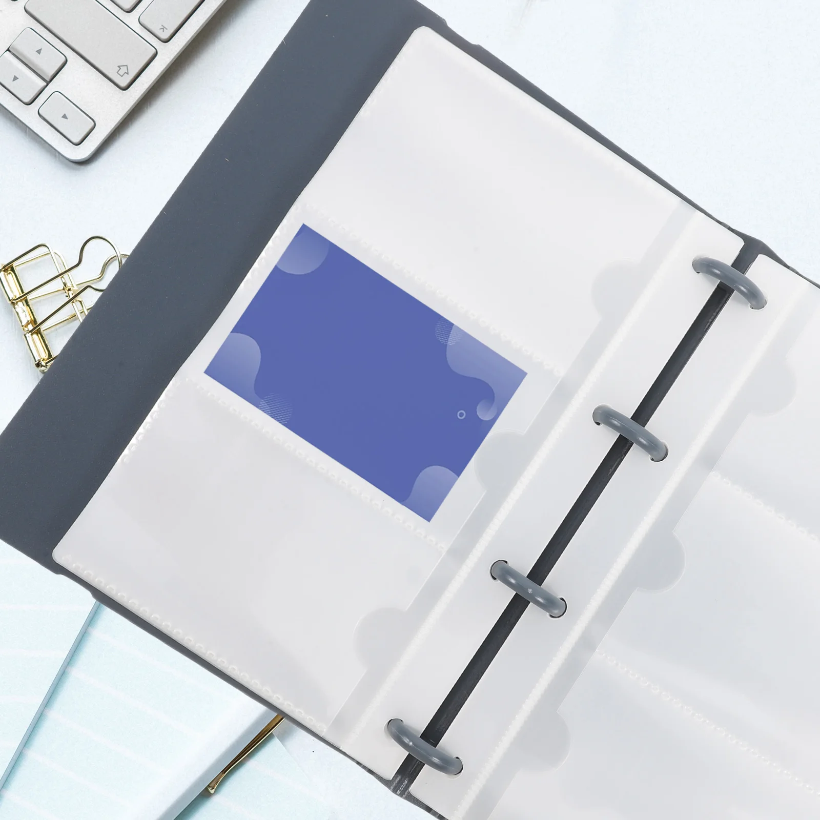 

1pc Business Holder Premium Name Case Portable Organizer For Supplies Gift For Father Mother Name Carrier Business