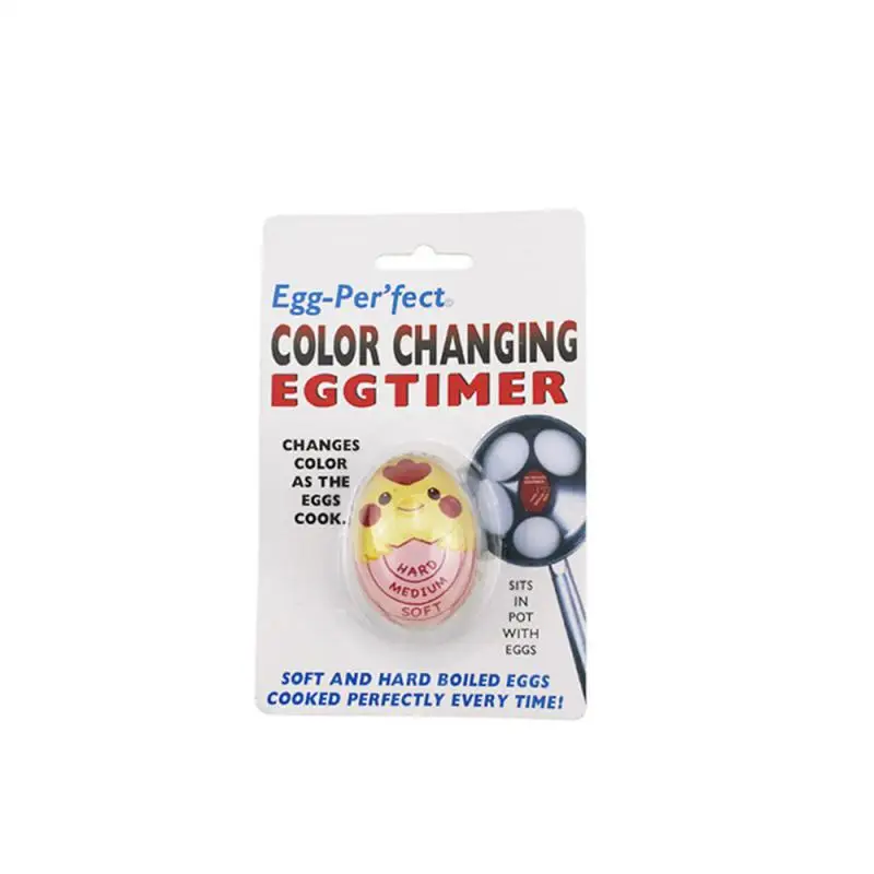 Egg Color Changing Timer Yummy Soft Hard Boiled Eggs Cooking Kitchen Eco-Friendly Resin Egg Timer kitchen accessories