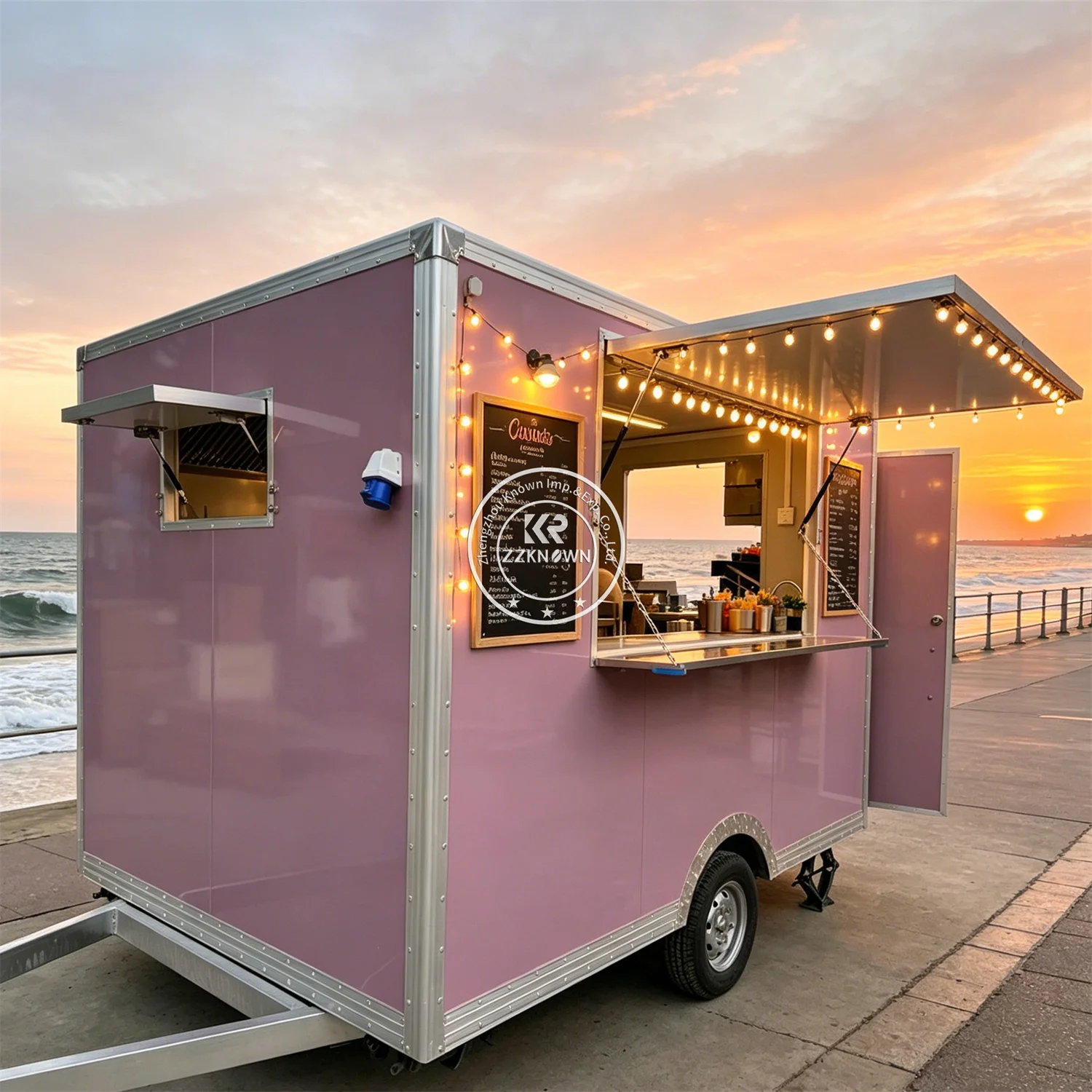 Street Custom Food Trailer Mob - огляд і ціна Hot Dog Vending Cart