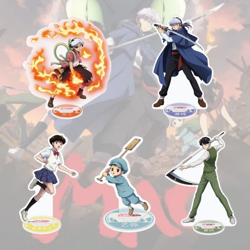

Anime Mao Acrylic Stand Nanoka Kiba Otoya Hyakka Kamon Model Figure Cosplay Plate Holder Topper keychain Fans Gifts