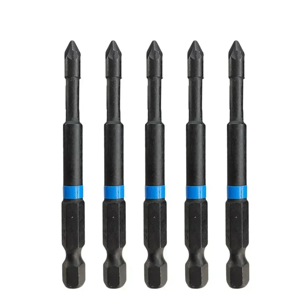 For Screw Driving Tasks Magnetic Screwdriver Bits 75mm Screwdriver Bits Alloy Steel Material Phosphating Treatment