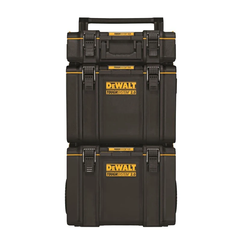 DEWALT DWST60436 Tough System 2.0 Rolling Tower DS166 DS400 DS450 Storage Case Set IP65 Dust and Water Resistance Toolbox