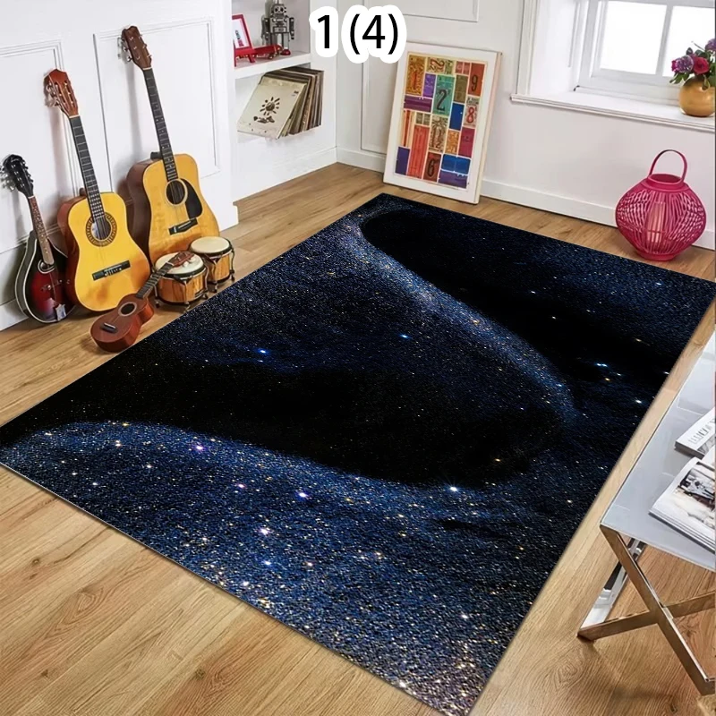 갤럭시 스월 카펫 별빛 하늘 2D 시각 효과 러그 부드 - Galaxy Home Textiles 리뷰 및 가격