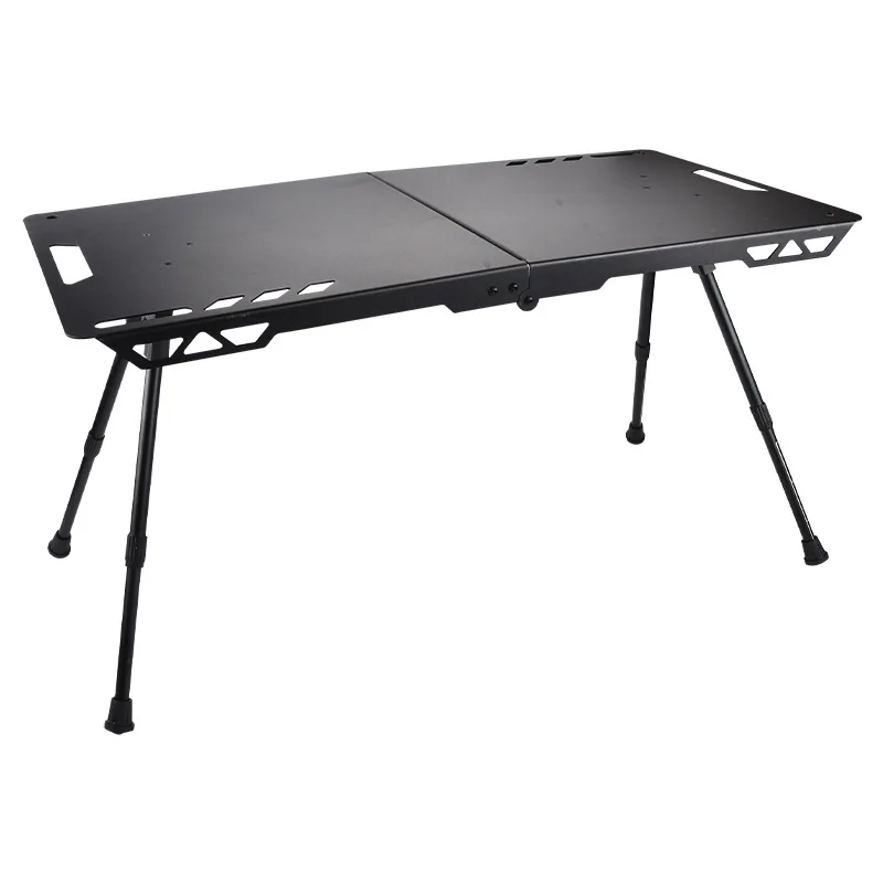 

Outdoor Camping Tactical Table Aluminum Alloy Tables Furniture Lightweight Multi Functional Liftable Leg Barbecue Picnic Table