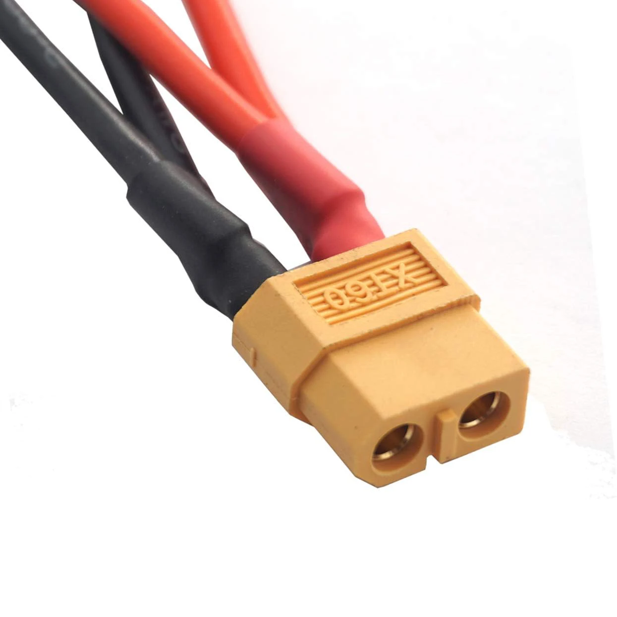 2PCS 14AWG XT60 Parallel Battery Connector 2-Male to 1-Female XT-60 Cable Dual Extension Y Splitter Harness Adapter for RC