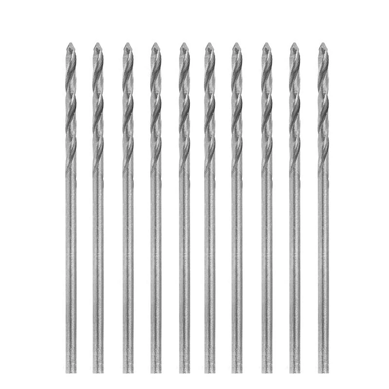 E06B Multifunction 10 Pcs Tiny Micro HSS 0.7mm Straight Shank Twist Drilling Bit