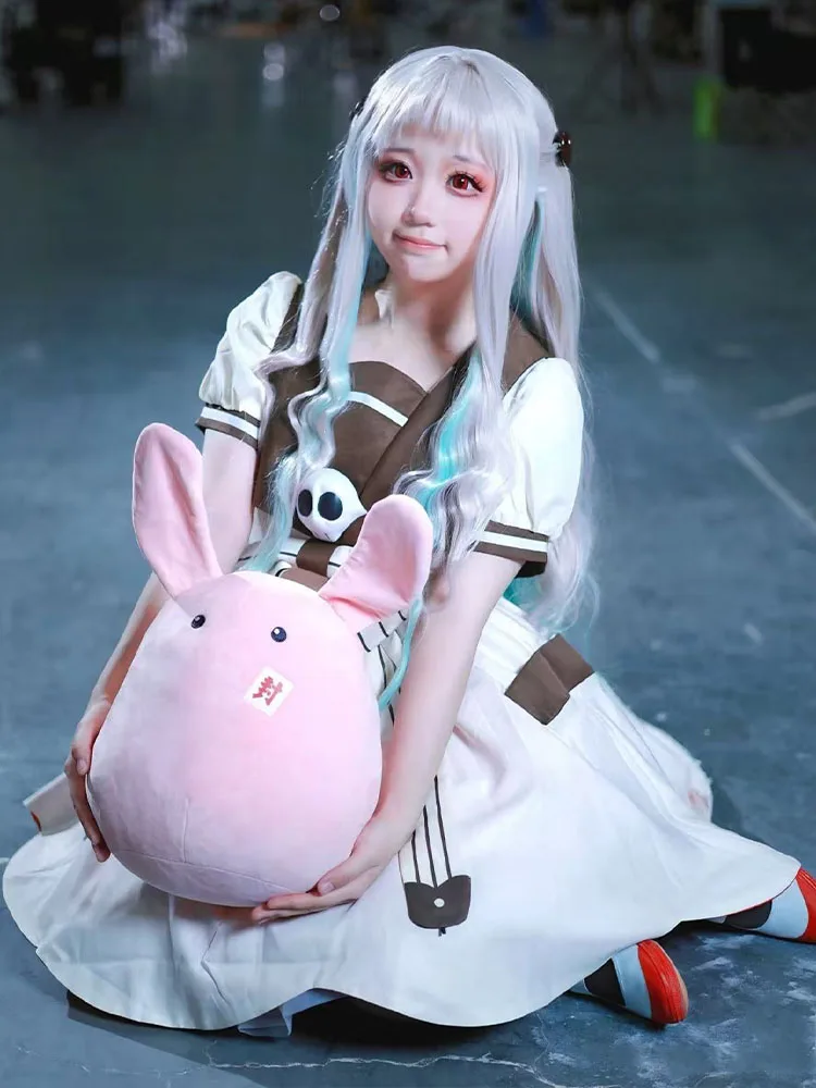 Kostium Cosplay Yashiro Nene Anime Toilet-Bound Hanako-kun Peruka Sukienka Nakrycie Głowy Rekwizyt Strój Halloweenowy