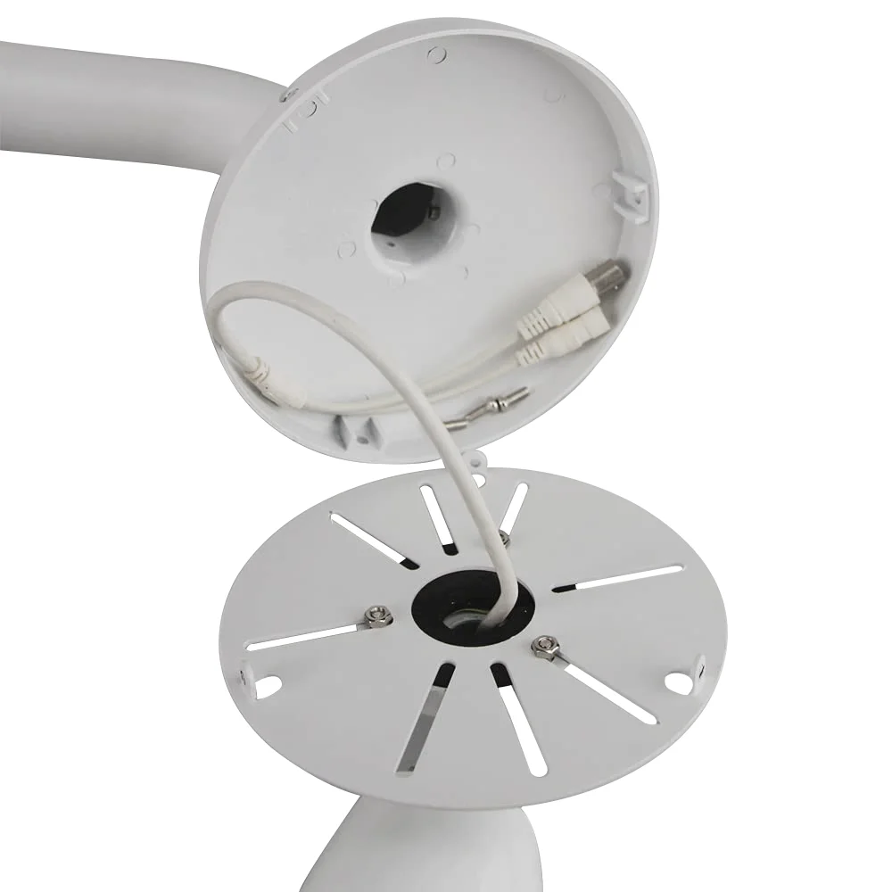 L‑Shaped Wall Mount CCTV Bracket Rainproof Metal Surveillance Stand for Dome Security Camera Outdoor Monitoring Accessory