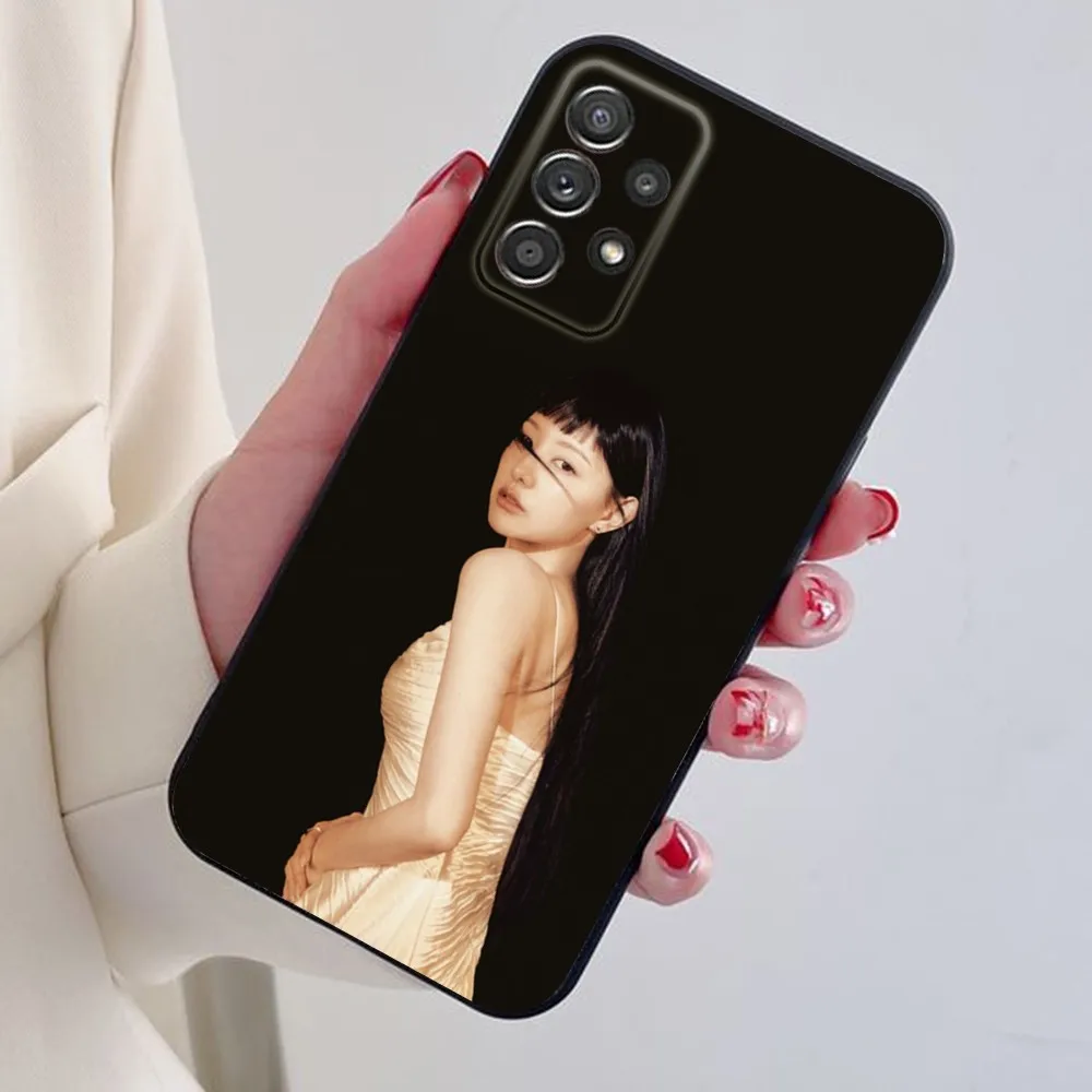 K-Kim Ji W-Won Phone Case For Samsung S24,S21,S22,S23,S30,Ultra,S20,Plus,Note,10,9,5G Black soft silicone case