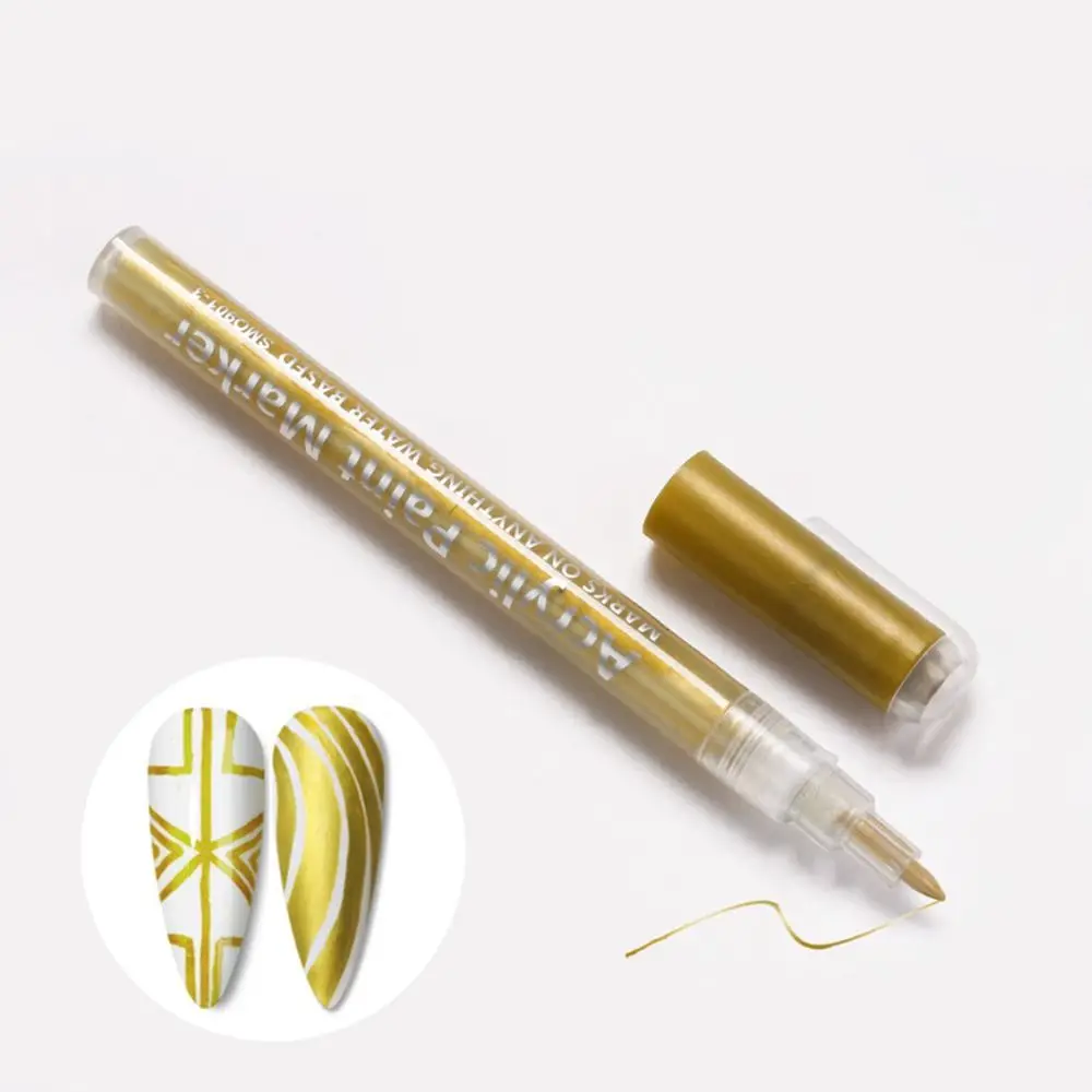 

Gifts 12 Colors Nail Art Markers for Gel Nails DIY Waterproof Nail Art Pens Set Nail Art Marker Art Nail Decoration