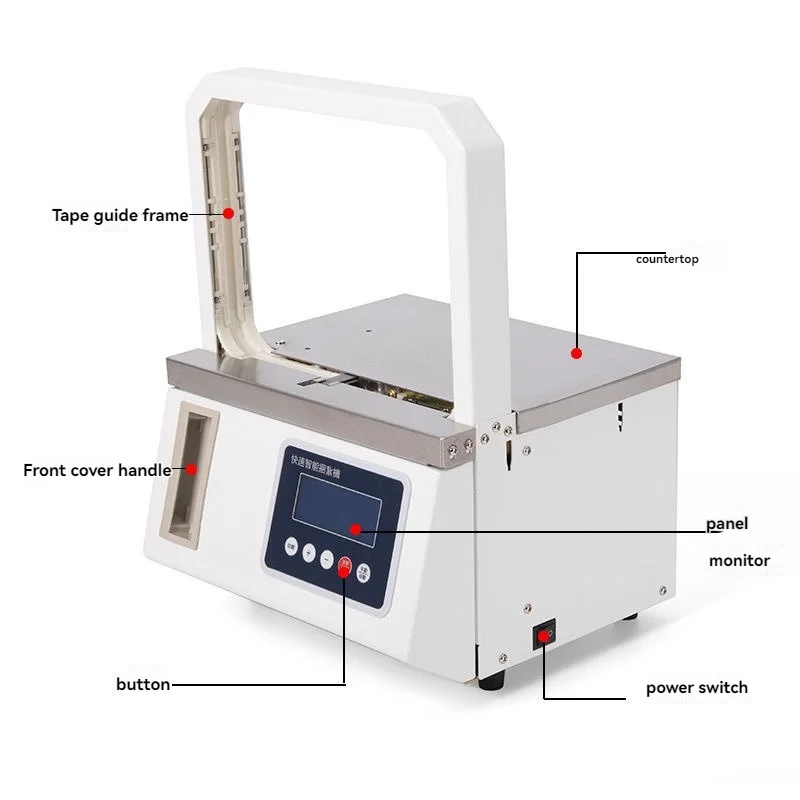 

Машина для обвязки Opp, Машина для обвязки лент Машина для обвязки овощей Машина для связки и затяжки денежной бумаги