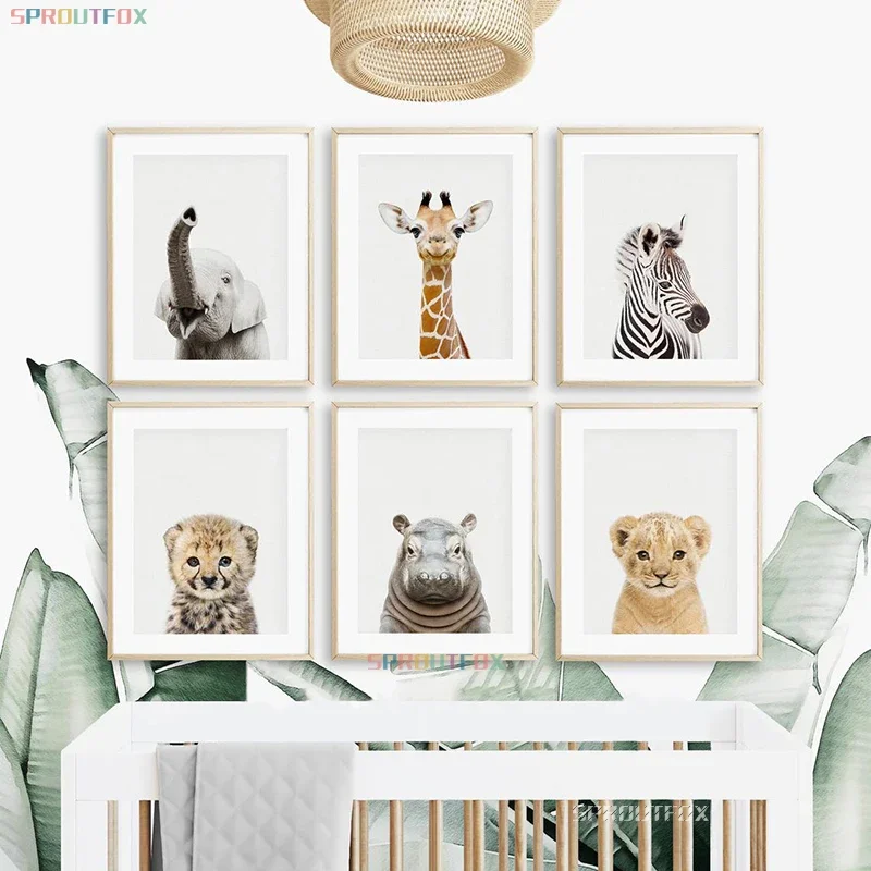 

Baby Room Animal Wall Posters Decorativo Elephant Wall Art Prints Posters On The Wall Poster Canvas Posters Deco Mural