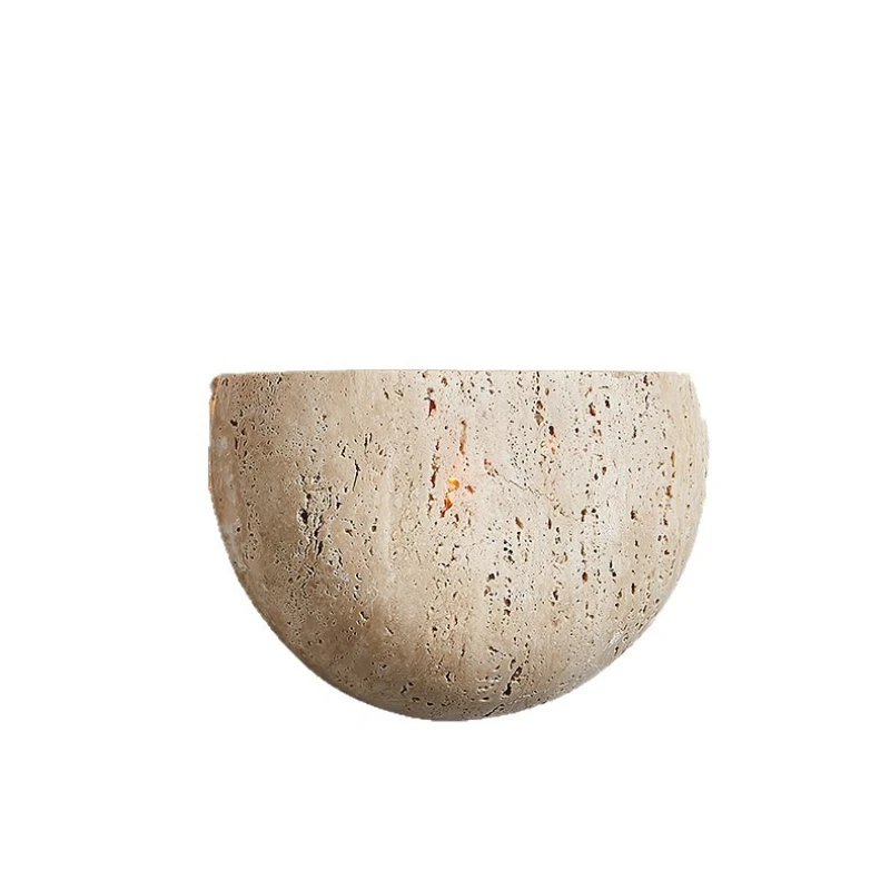 

Bedside lamp wall lamp cream wind, new Chinese style, European style balcony yellow cave stone wall staircase wall aisle lamp