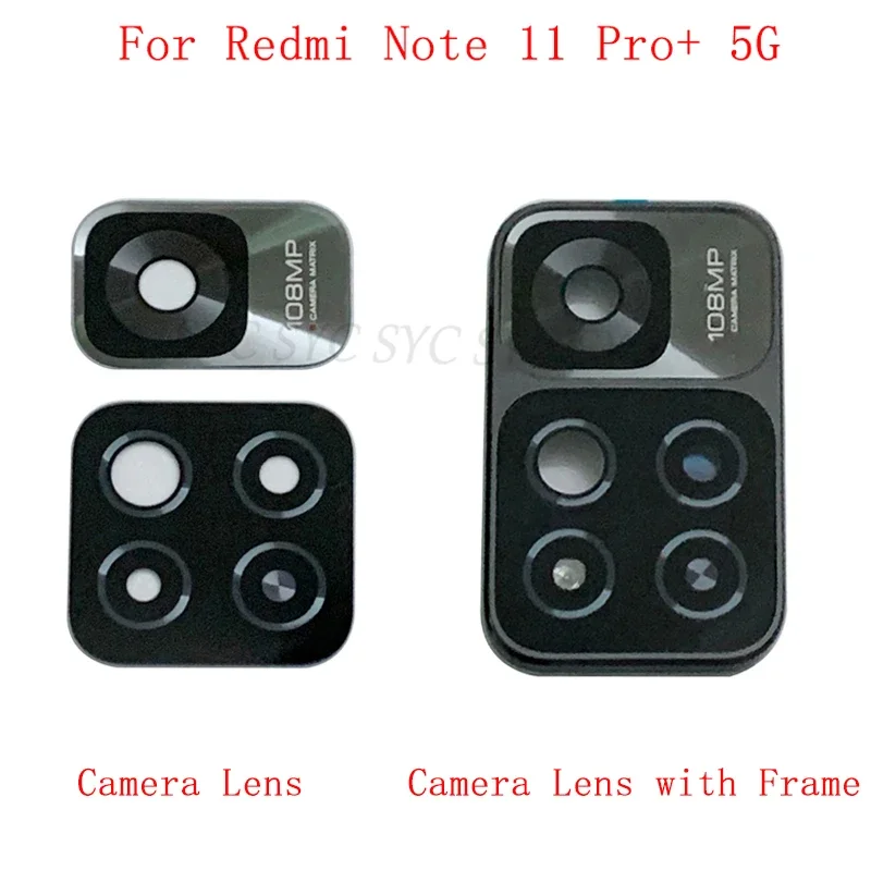 

Заднее стекло для объектива камеры с рамкой для Redmi Note 11 Pro + рамка для фотокамеры с рамкой для объектива запасные части