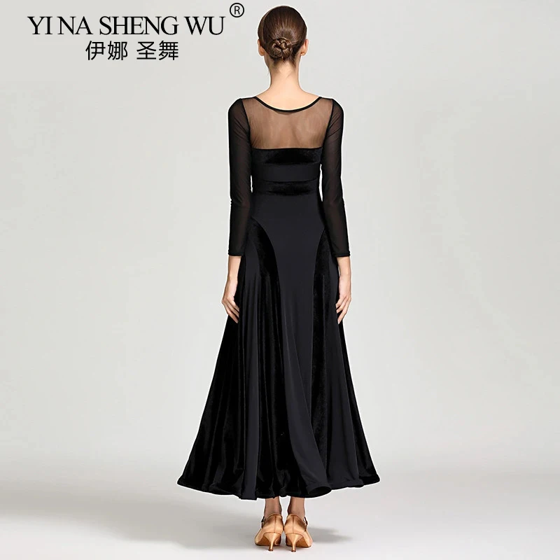 Red Standard Ballroom Dress for Women with Fringe Waltz Dance Wear Modern Ballroom Dance Costume Flamenco Style S-XXL