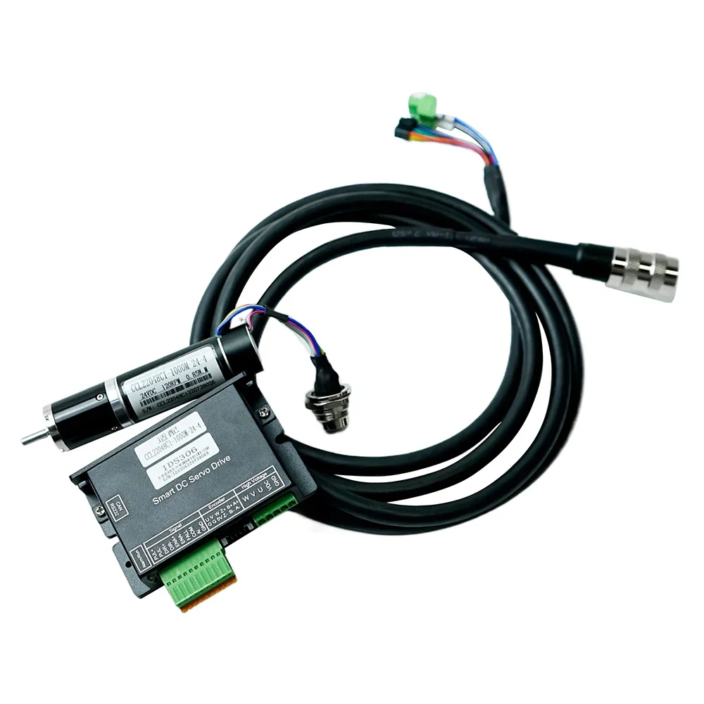 

brushless dc direct drive servo motor 24v 30w 50w 95w 155w Coreless Servo Motor With 1024ppr Encoder