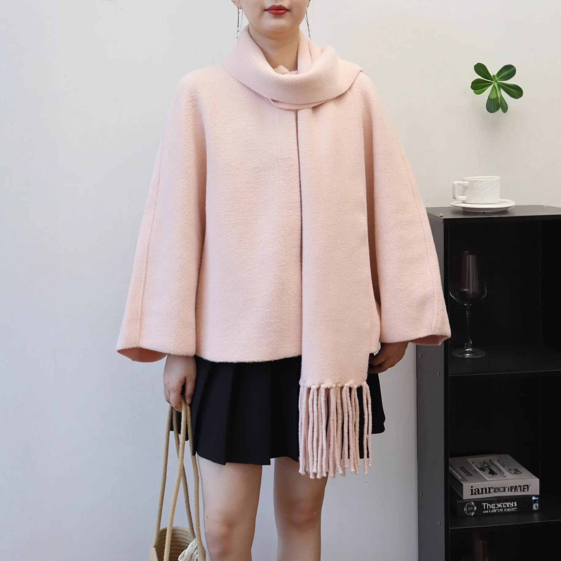 

Кардиган, пальто, женские свитера, пальто, куртки-шарфы, плащ, джемперы, уличная одежда Y2k, элегантная вязаная открытая майка, осень-зима 2025