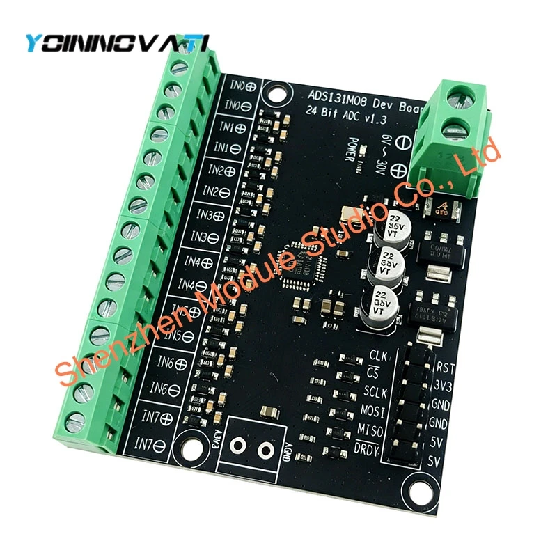 1-個の-ads131m08-adc-モジュール--8つの差動入力チャンネル、24ビット高精度アナログ-デジタルコンバーター