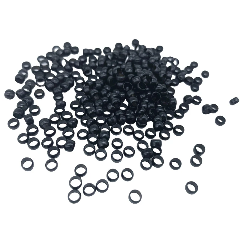 

3000Pcs 4mm Copper Nano Hair Beads Non-Silicone Micro Link Rings for Nano Tip I-Tip Hair Making Accessories