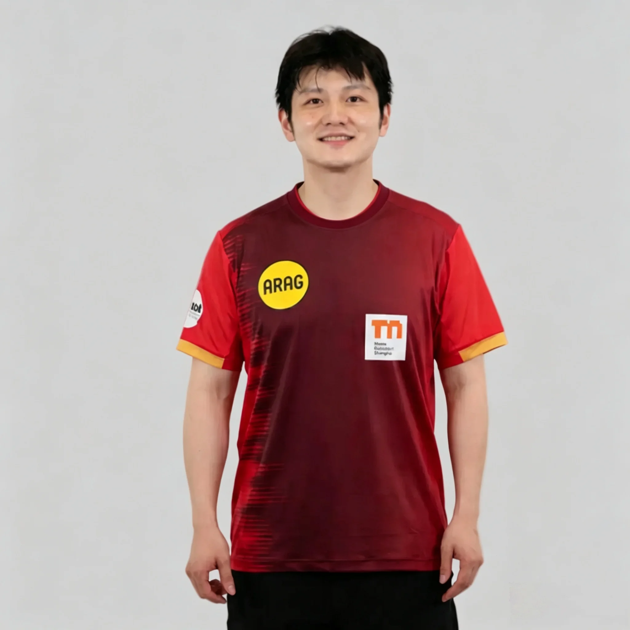 Borussia Düsseldorf Fan Zhendong 3D-Druck-Trikot Herren Atmungsaktives Schnelltrocknendes Kurzarm-T-Shirt Familien-Partnerlook – Detail 3