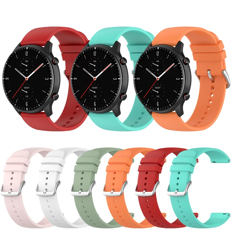 22mm Watch Strap for Amazfit Watch GTR4 Orange Red Colorful Picnics Dynamic Fit for Amazfit GTR4 Strap 22mm Watch Band Universal