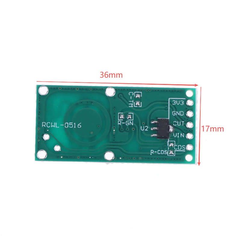(YY) 1 قطعة/5 قطعة 2025 RCWL-0516 وحدة استشعار رادار الميكروويف جسم الإنسان التعريفي وحدة تبديل مستشعر ذكي لاردوينو لتقوم بها بنفسك