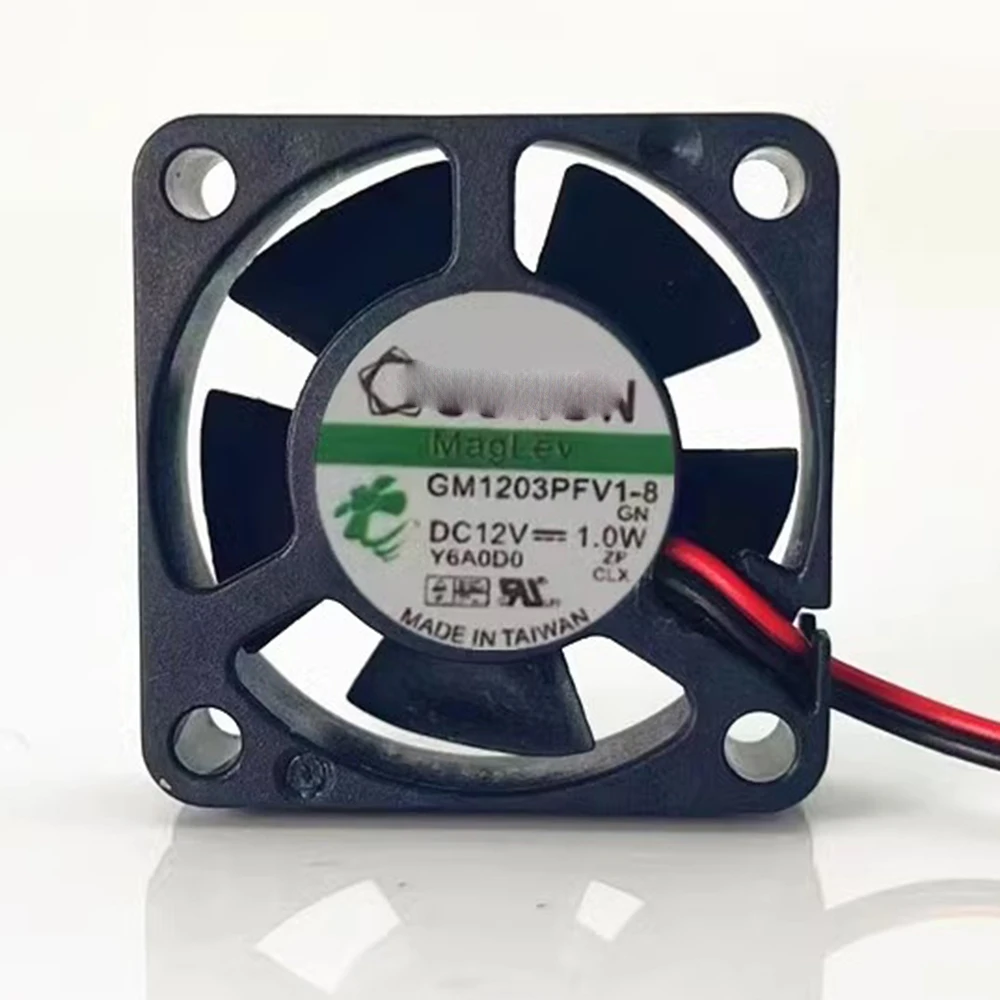 DC12V 1.0W GM1203PFV1-8 3cm 30mm 2 line 3010 magnetic suspension cooling fan