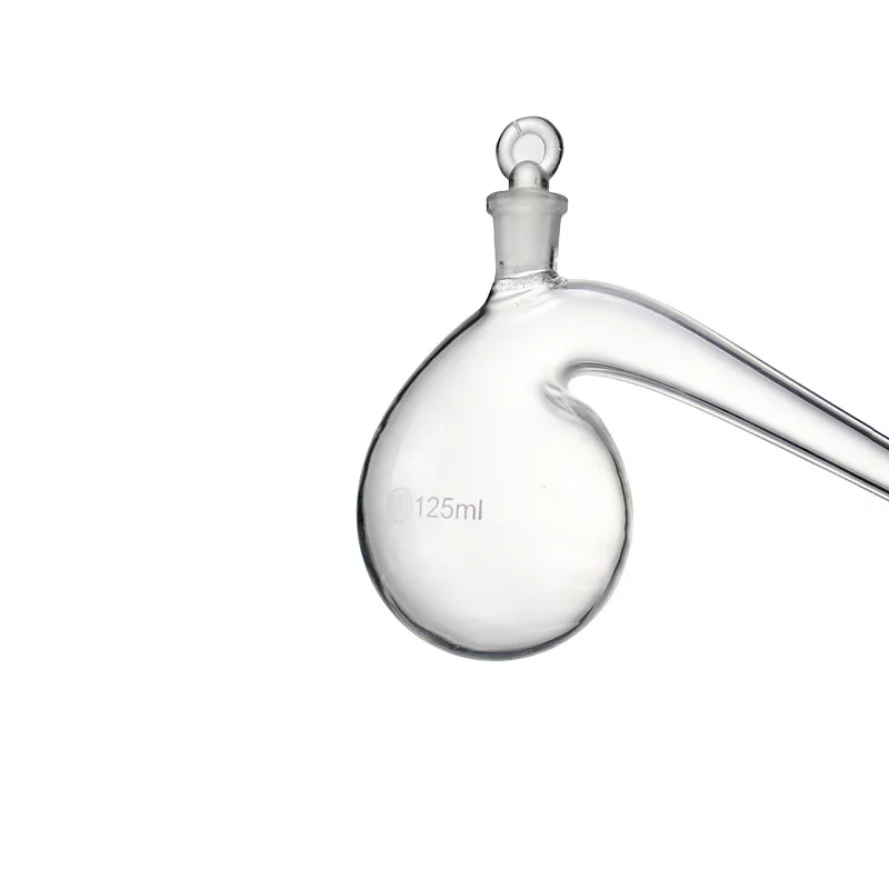 1000mL Retort with Ground - in Glass Stopper 1L Borosilicate 3.3 Glass Distillation Distilling Flask Laboratory Chemistry