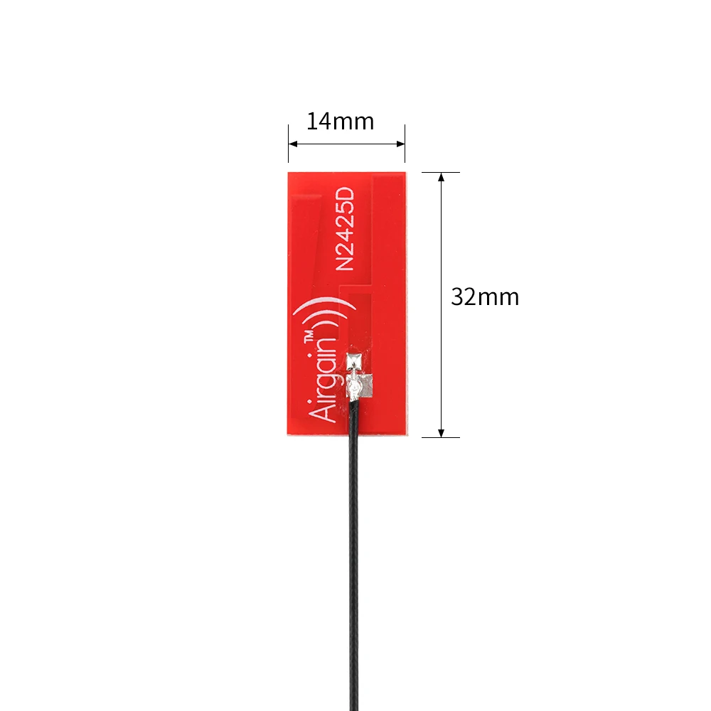 2pcs Wifi Mhf4 Antenna 2.4G 5.8G Dual Band Built-in FPC Soft Board Wifi Bluetooth PCB Patch Gain Antenna Ipex1 Ipex4