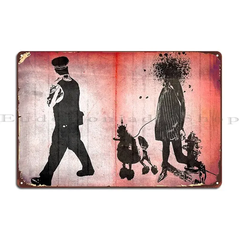 الفتيات الذين لا تحب السلطة Iii علامة معدنية تصميم الديكور الديكور جدار جدارية خلق ملصق لافتة القصدير