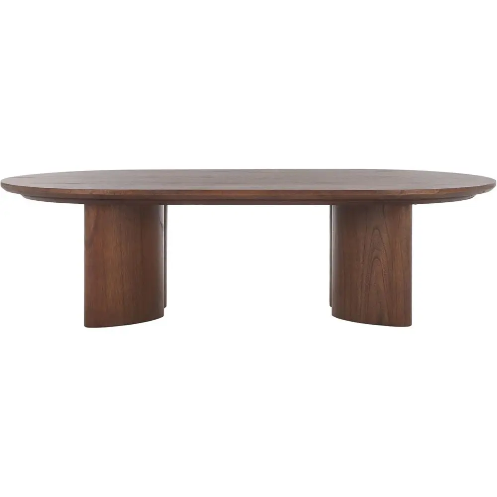 

Элегантная коллекция кофейных столиков Barnard из массива орехового дерева, овальной формы