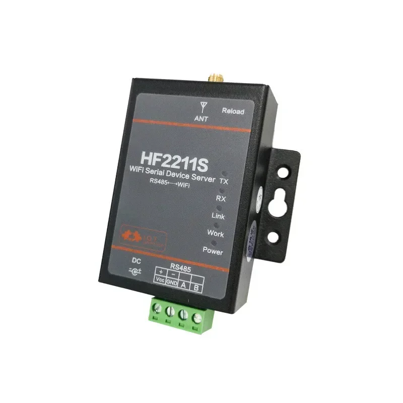 

Промышленный преобразователь HF2211S малого размера: Modbus RS485 в WiFi, TCP/IP, Telnet, с 2М Flash-памятью, последовательный сервер