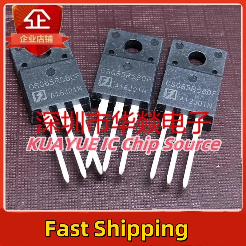 10PCS-30PCS  OSG65R580F   TO-220F  650V 8A    Quality Fast Shipping  In Stock