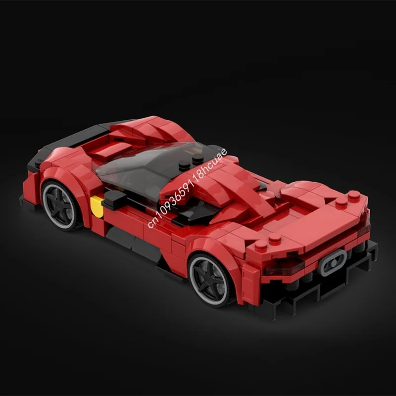 284 elementy MOC Ferrariesd City Champions Model Klocki Konstrukcyjne Architektura Kreatywny Pomysł na Prezent Świąteczny Zabawka Edukacyjna Klocki dla Dzieci