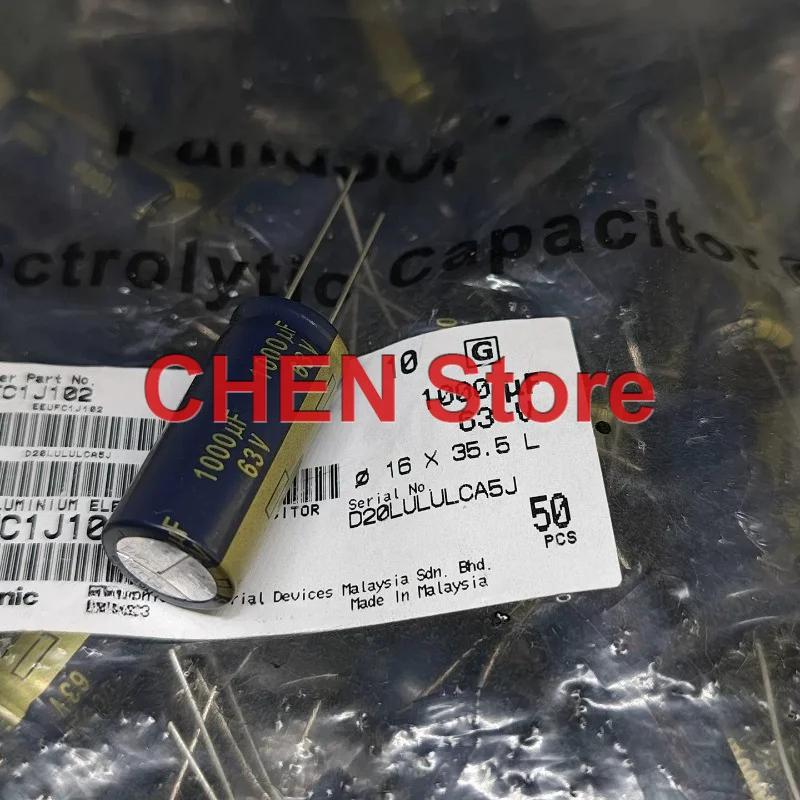 20pcs-lot-original-matsushita-fc-1000uf-63v-16x35mm-105c-63v1000uf-electrolytic-capacitor-free-shipping