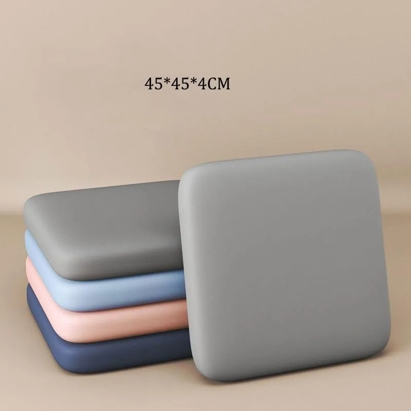 1PC 40/45CM Office Chair Pad Breathable Rebound Waist CushionThick Seat Cushion Ultra Soft Ice Silk Milk Seat Cushion
