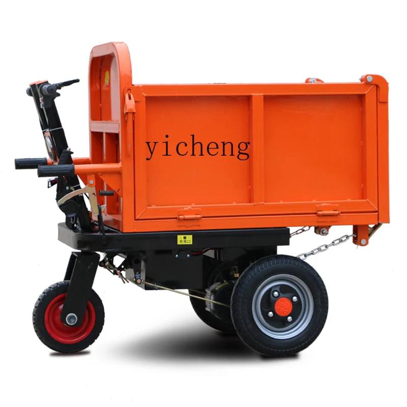 Tqh Construction Site Electric Trolley Dumptruck Brick-Moving Sand-Pulling Mortar Breeding Manure-Pulling Stainless