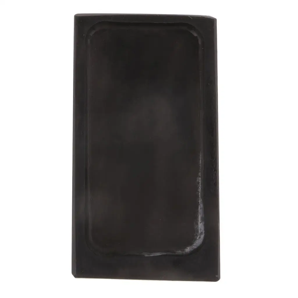 Black Ink Stone for Chinese Calligraphy and Sumi Painting,Natural Inkstone makes the Ink Smooth and Delicate