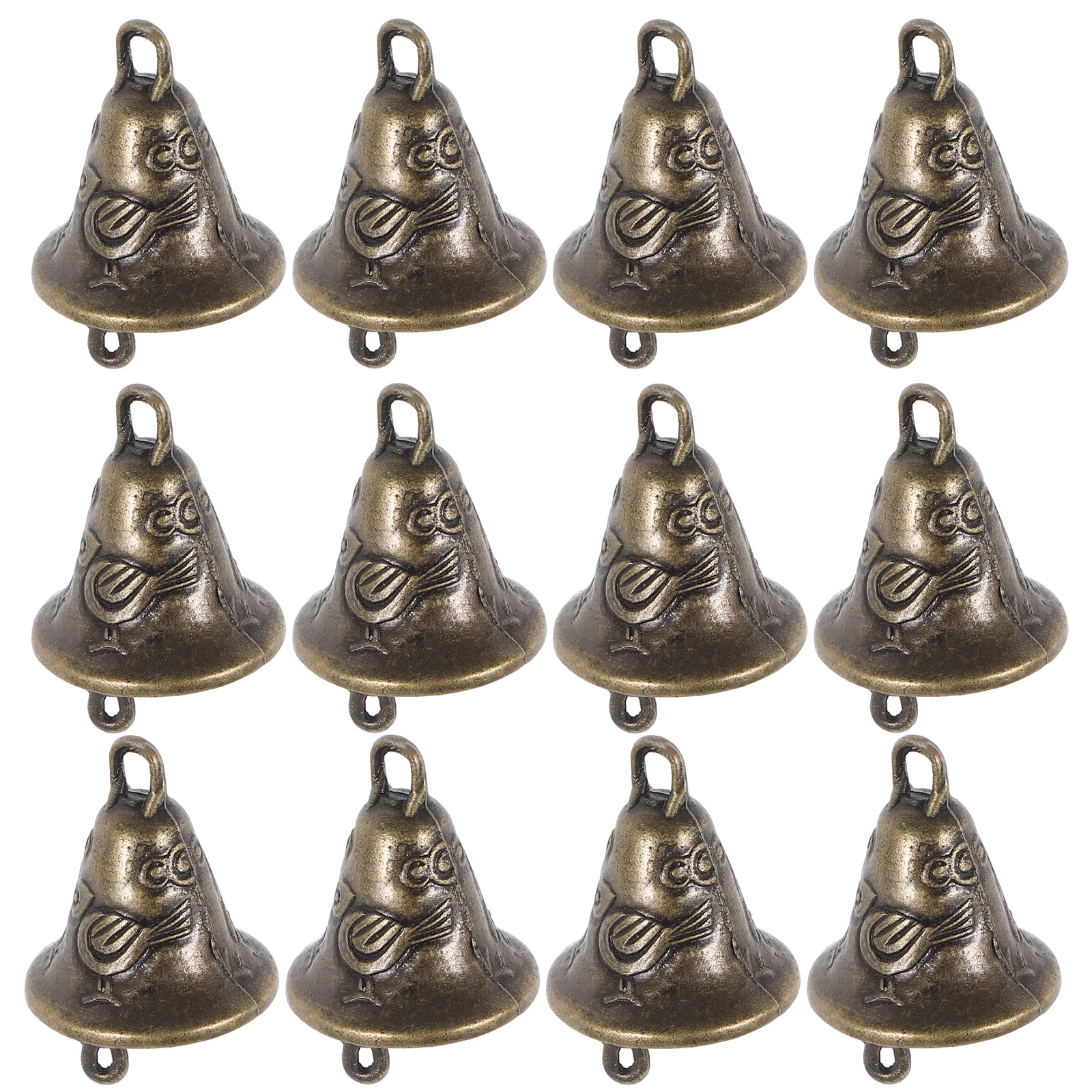 

Alloy Wind Chime Bell Accessories 20 Pcs Metal Bells for Wedding Christmas Door Ornament Decor Tibetan Style Bell Statues