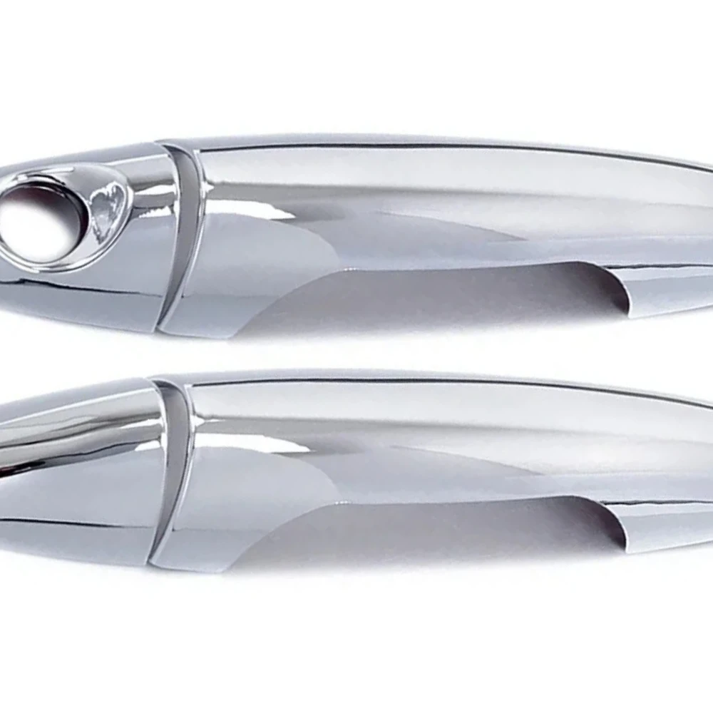Door Handle Cover Trim For Hyundai Accent Verna i25 Solaris 2011 2012 Chrome Car Side Handles Catch Cap Overlay Accessories