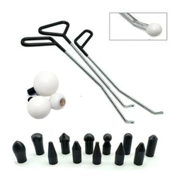 12pcs Dent Repair Head Relacement Paintless Dent Repair Tool Dent Hail Puller Hood Door Fenders Car Dent Removal Tools