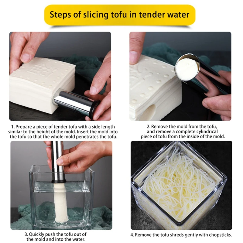 التوفو شبكة تمزيقه القاطع شبكة القاطع الفولاذ المقاوم للصدأ المنزلية تمزيق قالب الضغط العملي لتقوم بها بنفسك أداة المطبخ الطبخ