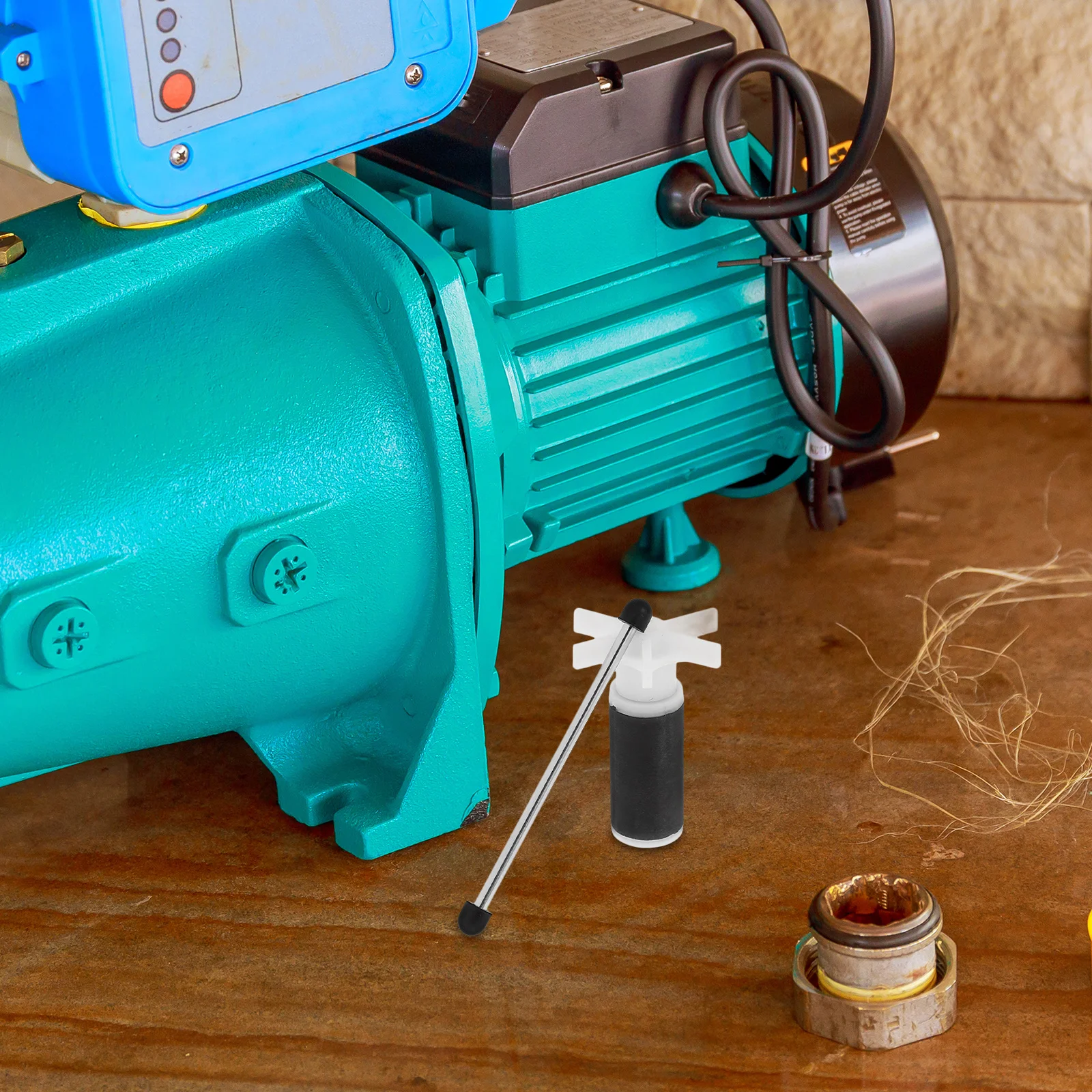 

2Pcs Submersible Pump Impeller Replacement Quiet Operation Compact Size for Aquarium Fish Tank Water Pump Rotor Parts