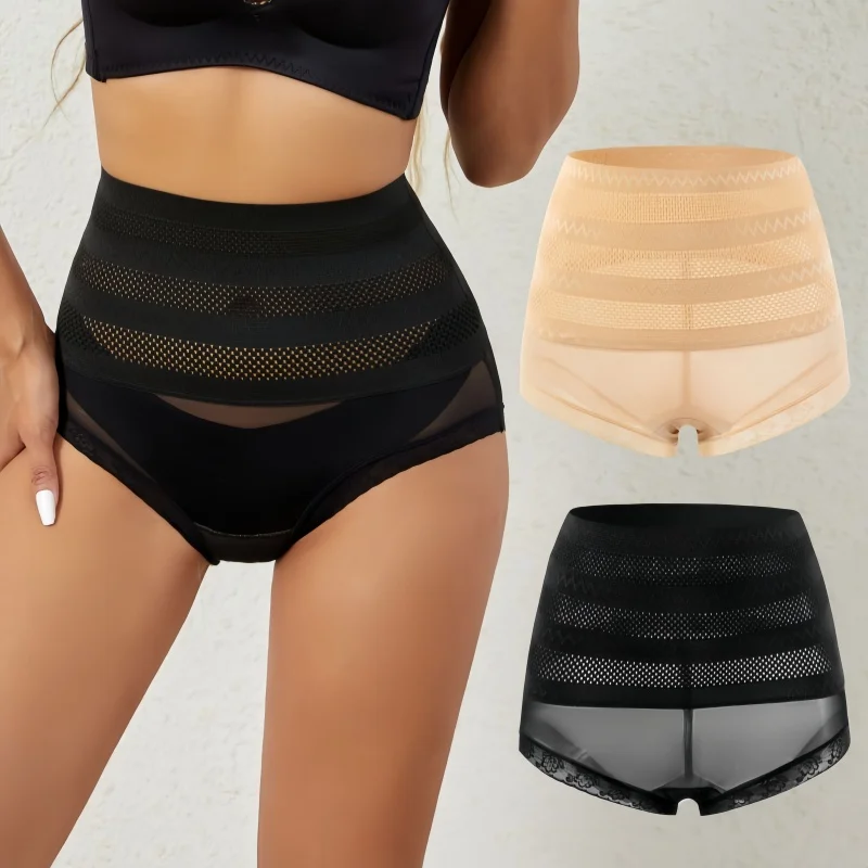 Women\'s Body Shaping Panties Belly Tightening Pants Body Lifting High Waist Tummy Control Hip Breathable Bottoming Underwear