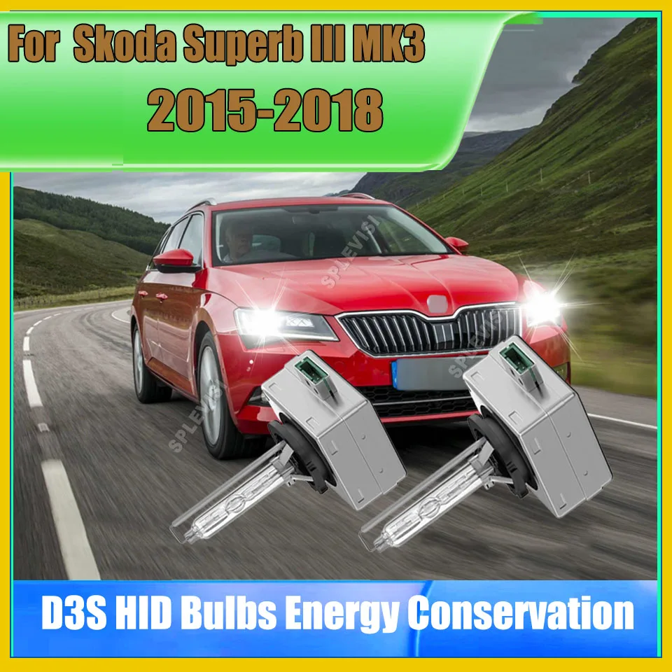 

Автомобильная HID фара, замена лампочки D3S Plug Play OEM, замена-оригинальное качество для Skoda Superb III MK3 2015 2016 2017 2018