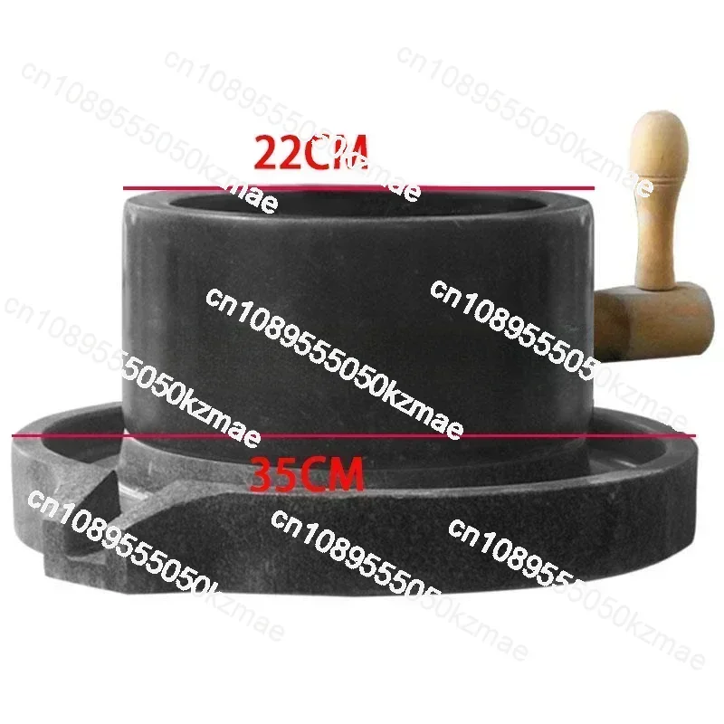 Molino de granos de piedra tradicional, molienda de baja velocidad conserva nutrientes en harina y especias